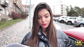 DEBT4k. A Pretty Student beauty doesn't mind getting drilled in swap for having her Debt forgiven