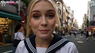 Mandie’s 1st Bukkake in Tokyo - AI GENERATED