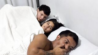 My Concupiscent Boyfriend Gives Me a Hard Screw No Matter That My Little Stepbrother Is by Our Side.