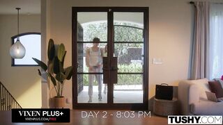 TUSHY Voluptuous Anal-Longing Angie Faith Gets Her Gap Stretched Open In Debut