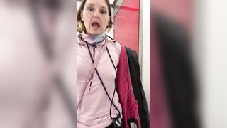 Beginning to Disrobe on a Birthday Shopping Voyage- Filming Fail