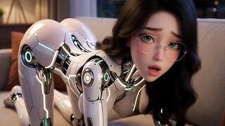 In the near future, robots will give u the superlatively good climax of your life (AI-generated).