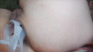 Anal speculum and twat play soaked orgasms close up