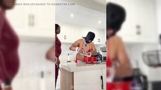Unfiltered Afro Femdom Domestic Bondage