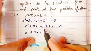 Match lec 41 - Learning fresh equations