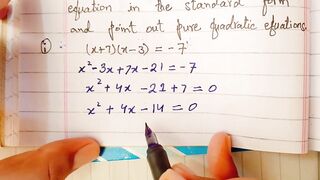 Match lec 41 - Learning fresh equations