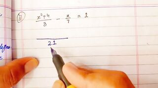 Match lec 41 - Learning fresh equations