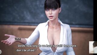 My Hawt Teacher Strokes My Knob in Front of the Entire Class and Then I Lick Her