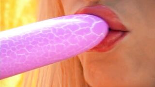 Breasty Blond Sweetheart Nikki Benz Enjoys Her Sextoy