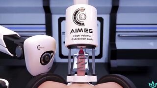 Screwing and cumming with milk machine(WEAR HEADPHONES)
