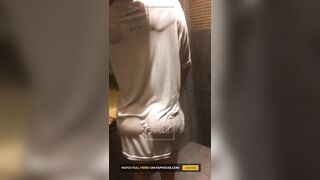 Large Butt Blond Showing off Beneath the Shower in My T-shirt
