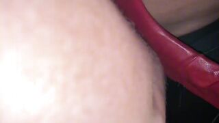 The nasty little floozy Daniela Baker with the APPEALING BUTT gave her LITTLE BUTT in the brilliance aperture not to a LARGE-DICKED fan and then let him in to cum in her LITTLE SNATCH - COMPLETE IN RED
