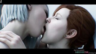 AI grok movie scene lesbo videogame MJ x Silver Sable Spider-Stud Playstation 4