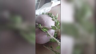 purple bazookas fastened and cumming during the time that in pang obese floozy humiliation