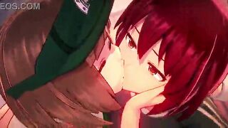 Sex in the cafeteria (cg animation)