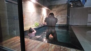After a swim in the pool, the friendship story ends in sex: betraying a ally's trust by with her spouse.
