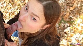 German big beautiful woman College Teen Holly Talk to Public Screw after Uni