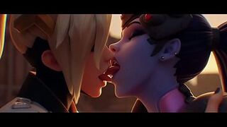 Lesbo AI grok movie scene videogame hero shooter leniency and Wdmkr