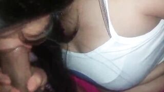 I assist my stepbrother get all his jizz out with a great fellatio
