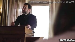 Undressed Teen Seduces Her Priest To Anal Sex