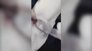 Lengthy Sexting Session with Subtitles: Slender Alt Hotty Shows Underclothes and Ends with Climax