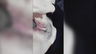 Lengthy Sexting Session with Subtitles: Slender Alt Hotty Shows Underclothes and Ends with Climax