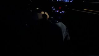 risky public tugjob whilst driving throughout the town