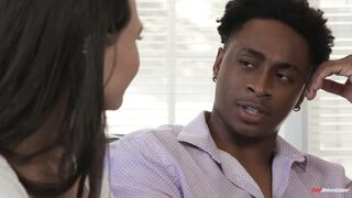 Cheating Liz Jordan Gets Banged Hard With Ebony Rod