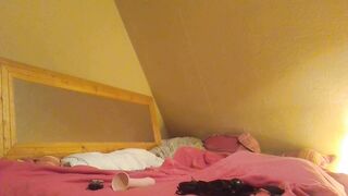 This babe screws me with a thong-on sex-toy and then I finish her off with my schlong