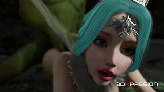 Fairy & Orc Secret Forest Nights – Oral-job, Anal & Giant Cumshots
