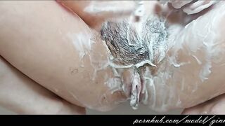 Private Haircut on Fur Pubis of Russian Nasty Housewife, Hair Fetish - Ginnagg