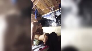 Slim hotty can't hold the thick dick in the butt, Anal