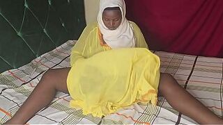 this babe was trapped in the abode then that babe masturbate instead of running away