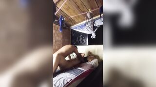 Poor fucker drilled by a bricklayer