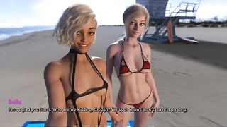 My Hotwife - Gameplay - Roleplay - Wife and Her Ally Shares BBC at Beach