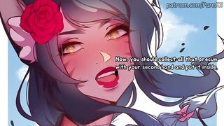 Ahri teaches u how to cook a agreeable dinner (Double CEI JOI)