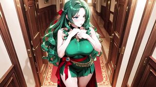 Inactive seduction in a silk gown, what secrets hide under?