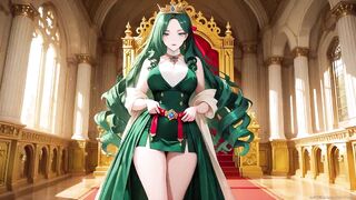 Inactive seduction in a silk gown, what secrets hide under?