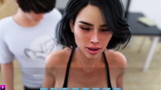 Large tits and large booty angel gives her crush a oral-job and gets fa bit of butted - gameplay