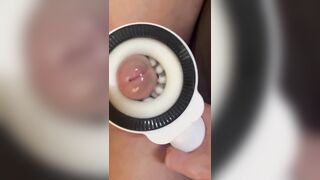 I edge his weenie until it explodes multiple ropes of cum