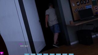 Lady with large titties and large butt proceeds to bang her crush secretly - gameplay part 6