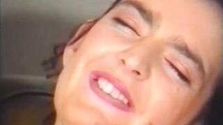 Pretty beauty enjoys getting her moist twat fucked hard by a massive pole