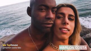 Banging on the Nudist Beach with My Trans Girlfriend