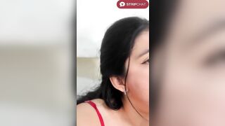 Cute Latin chick Brunette hair Works the Sex tool with Full Oral job Focus - Mariian_Zeller
