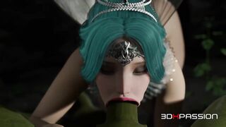 Fairy & Orc Secret Forest Nights – Oral job, Anal & Massive Cumshots