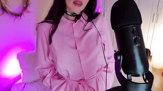 Mixing Oil and spit on my tits (ASMR)