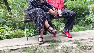 A aged stepmom talked me into cumming into a glass outdoors
