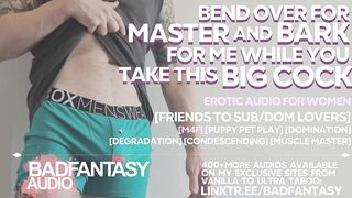Mean Muscle Dominant's Puppy Angel Gets An 8-Inch Treat [M4F] [Degradation] [MDom] [Petplay] [ASMR Roleplay For Sweethearts]
