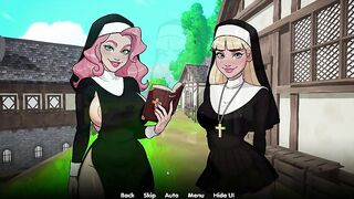 The Nun Has Her Fingers Unfathomable Inside Her Snatch - Divine Degeneracy - Part two
