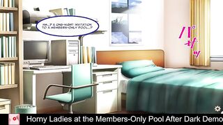 Concupiscent Ladies at the Members-Merely Pool After Darksome (Free Steam Demo Game) Adventure, Nudity, Simulation, Dating Sim, Manga, Cute, Visual Novel, 2D Platformer, 2D, Comic Book, Raunchy Content, Comedy, Story Rich, Choices Matter, Singleplayer